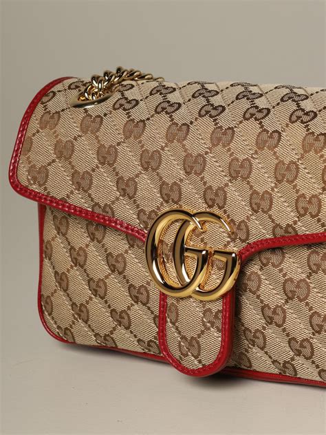 borsa gucci rossa grande|borse Gucci tracolla.